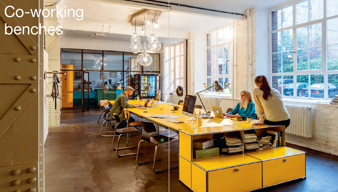 USMCo-working benches