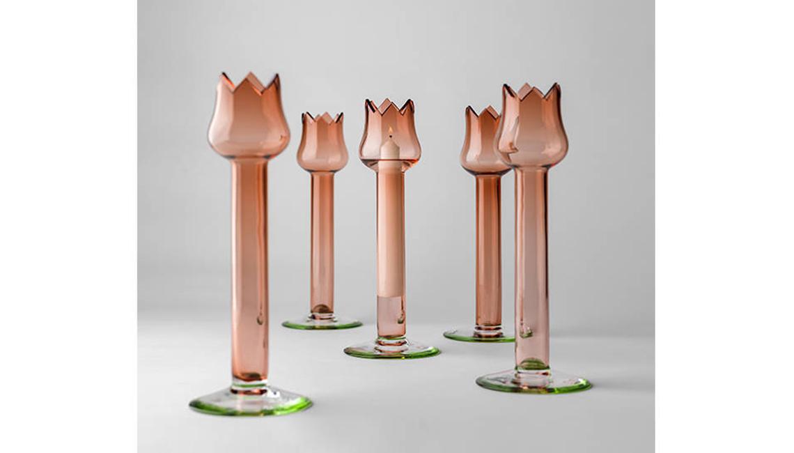 RED TULIP CANDLEHOLDER燭臺(tái)