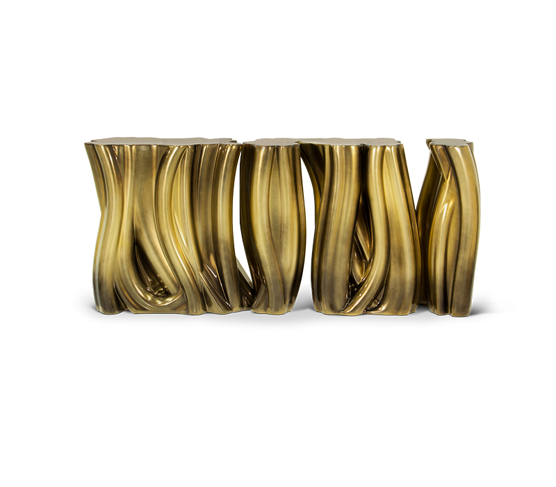 BocaDoLoboMONOCHROME GOLD 玄關(guān)桌