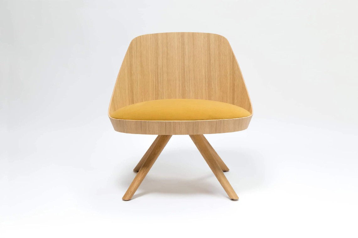 eneaKaiak lounge spin wood休閑椅