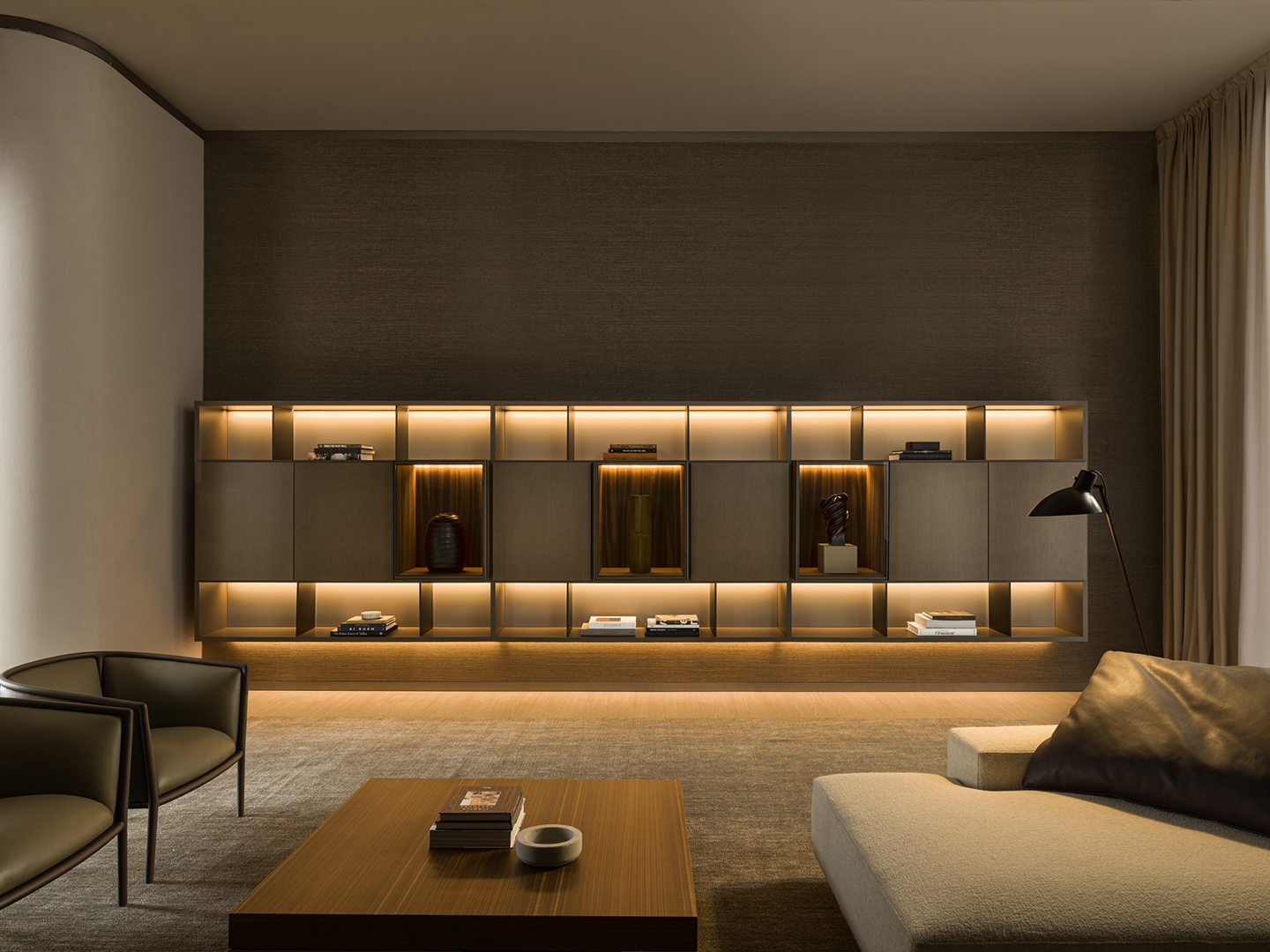 Molteni505 UP SYSTEM書柜