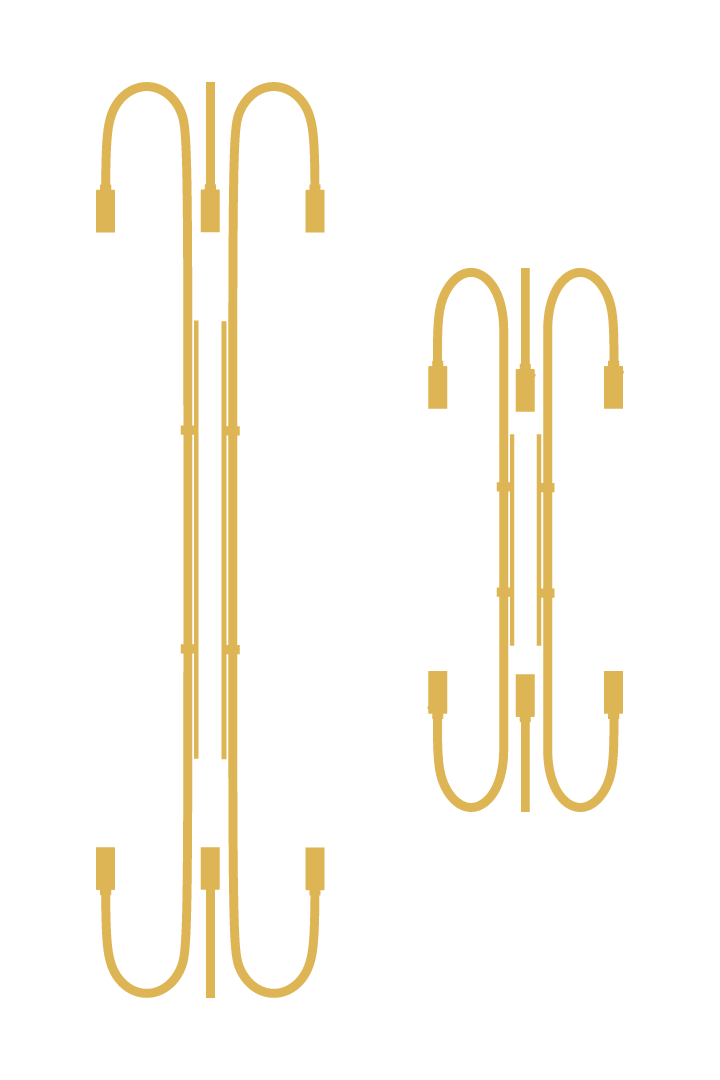 Magic CircusAPPLIQUE NéON TRIPLE壁燈