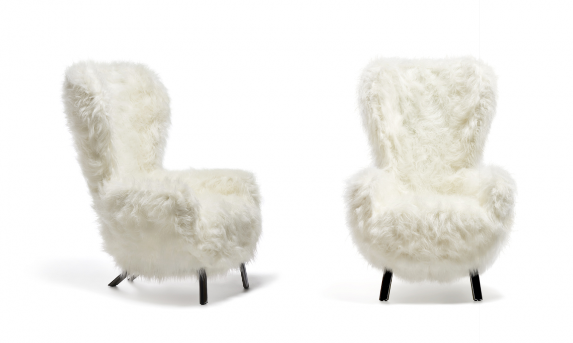 OPINION CIATTIGUELFO FUR單人沙發(fā)