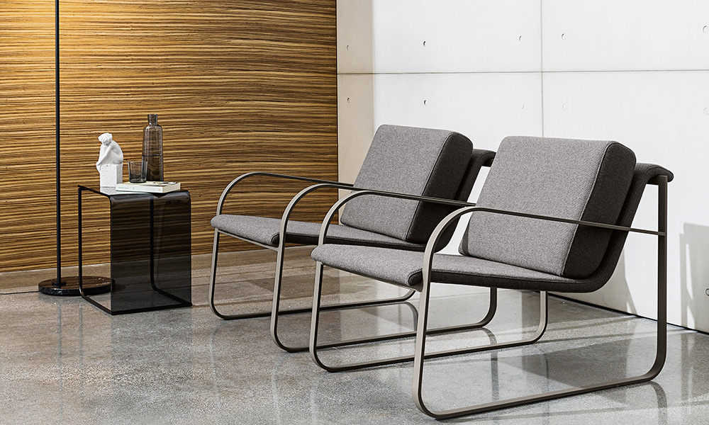 La poltroncina Bugatti休閑椅