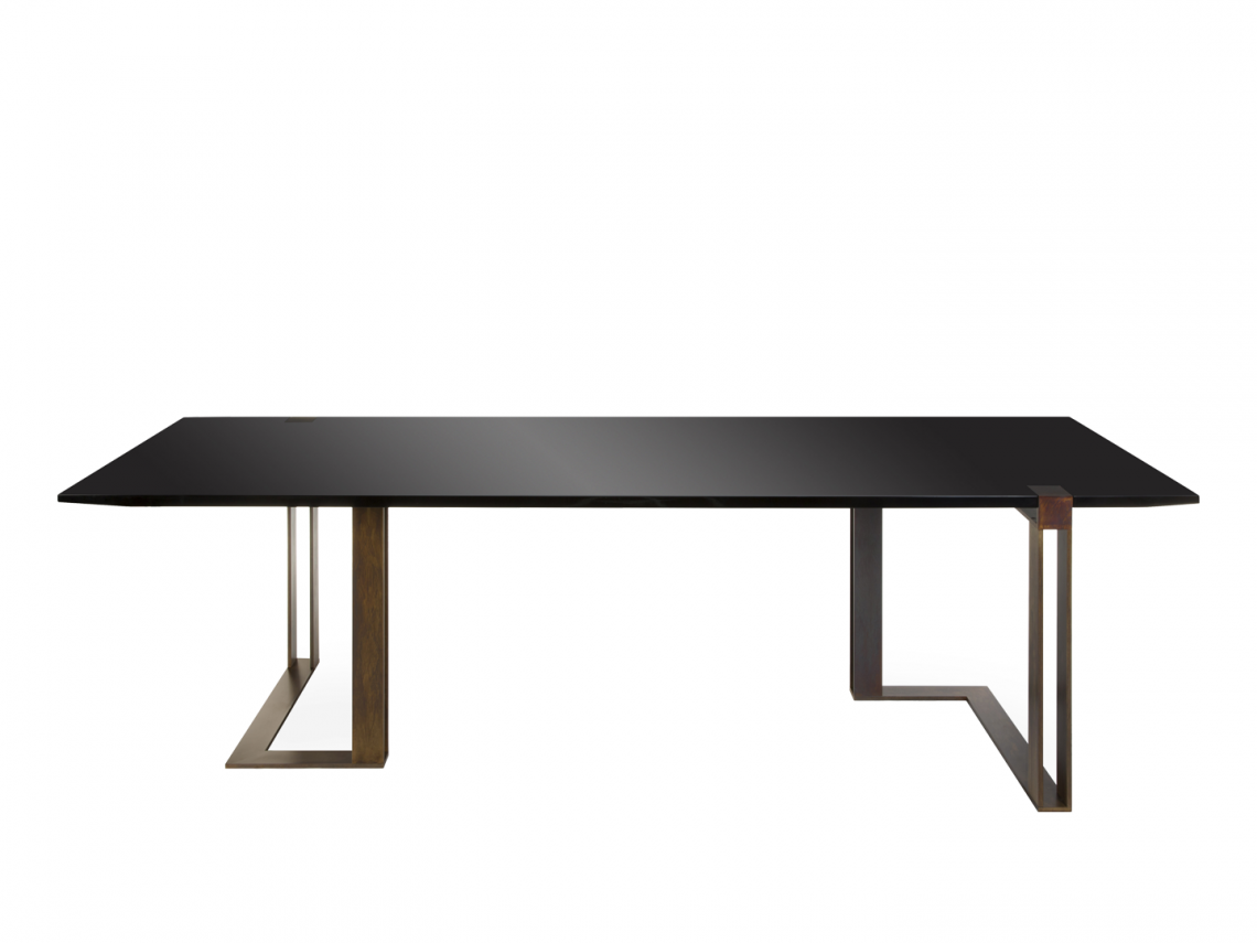 Paolo castelliGold dining table餐桌
