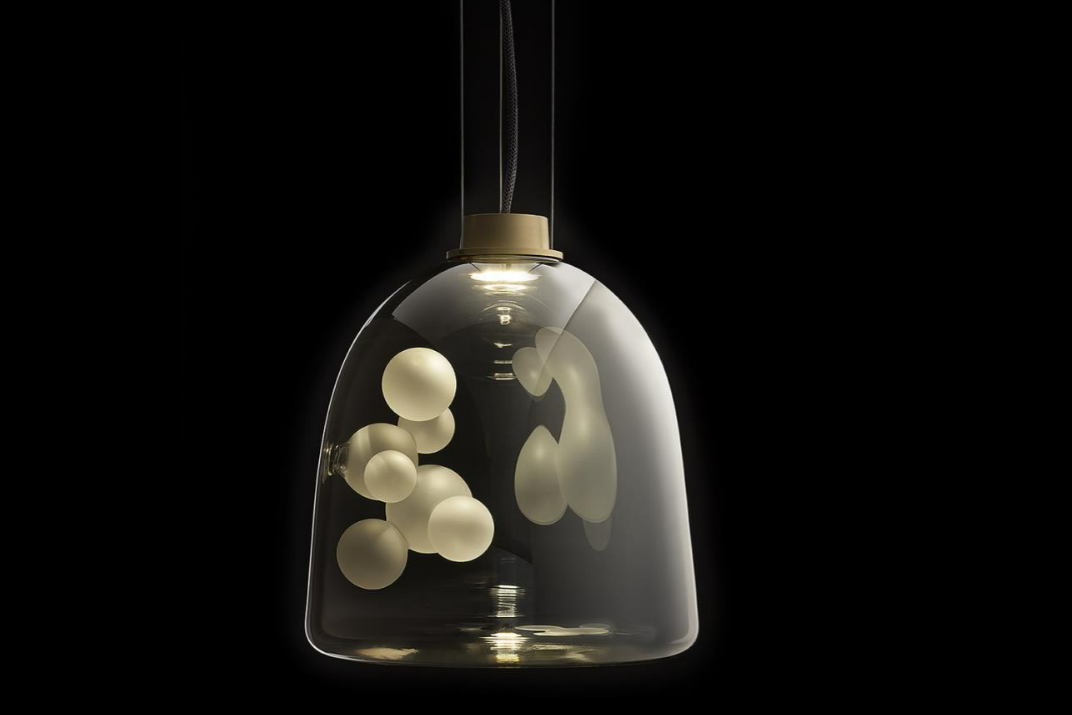 MELOGRANO BLUSOAP DOME SUSPENSION吊燈