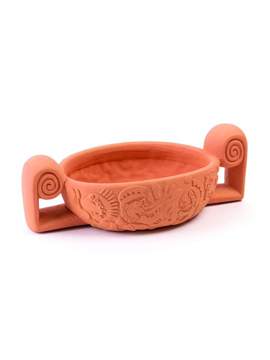 SELETTIMagna Graecia Terracotta vase Centerpiece飾品