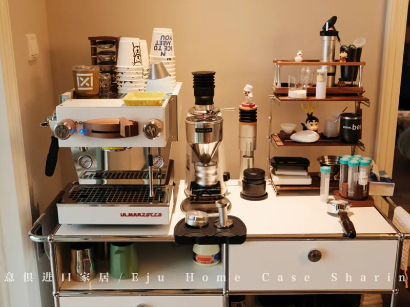 用USM打造一個1㎡的家庭咖啡吧，太有儀式感啦！