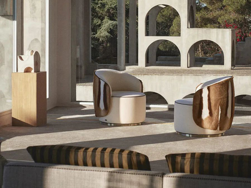 FENDI CASA休閑椅 | 精致時尚的空間點(diǎn)綴